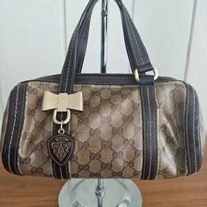 Gucci Brown Monogram Handbag